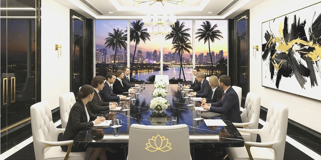 Couple reflecting harmony strategy for SHYUI brand design agency